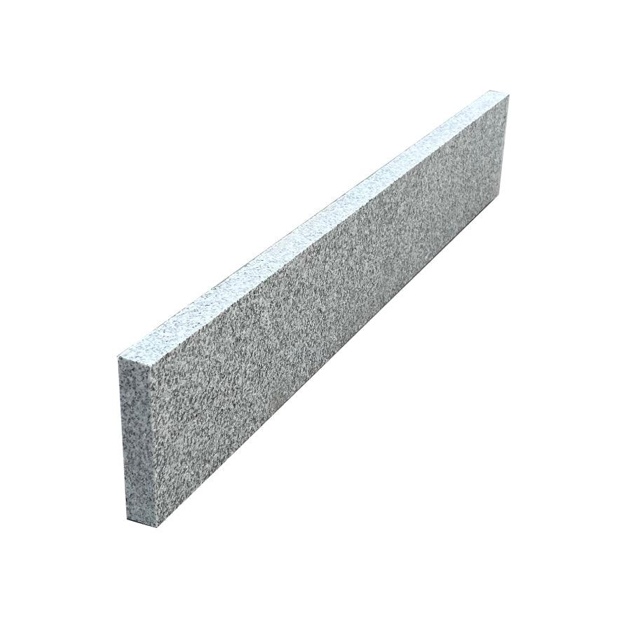 Step Riser Granite Stone, Silver Grey Granite Light Grey Stone 900 x 150 x 30mm From £12.94/pc - Paving Slabs UK