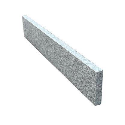 Step Riser Granite Stone, Silver Grey Granite Light Grey Stone 900 x 150 x 30mm From £12.94/pc - Paving Slabs UK