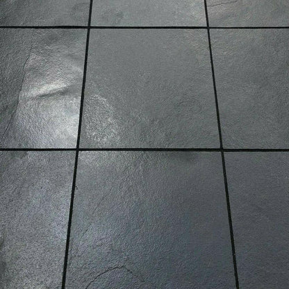 paving slabs 600 x 600, black limestone