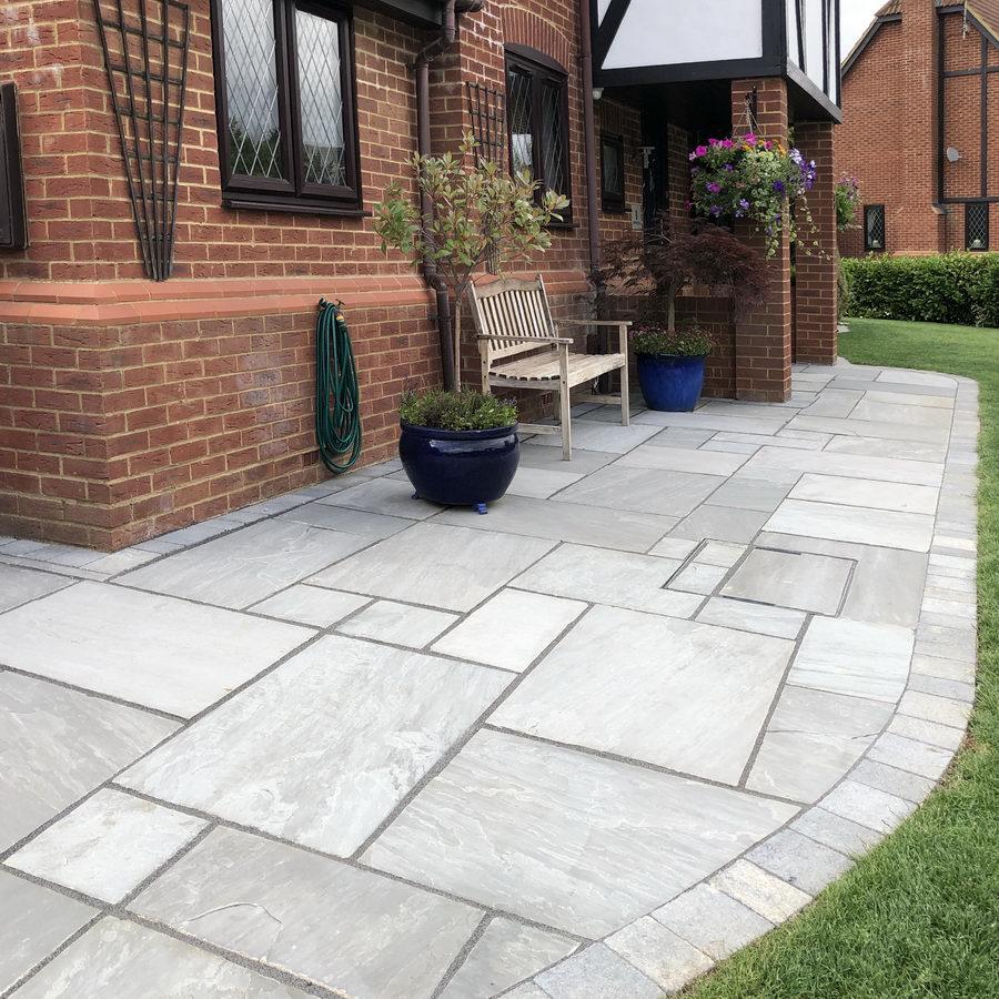 Indian sadnstone grey slabs