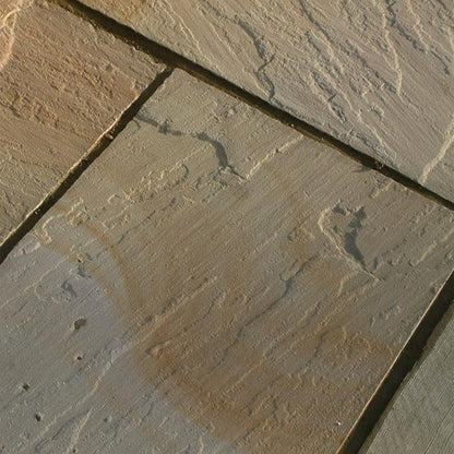 Rippon Buff Sandstone Paving Slabs 900x600 22mm Cal. £26.00/m2 - Paving Slabs UK