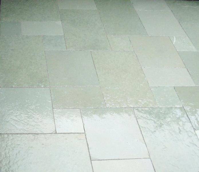 Kota blue limestone paving