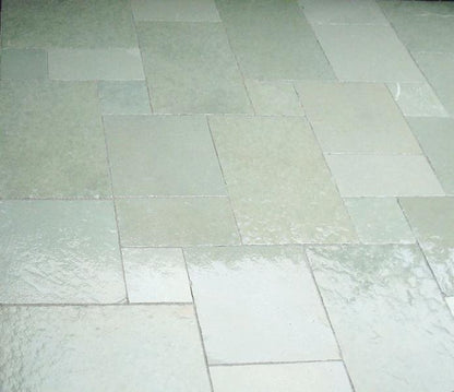 Kota blue limestone paving