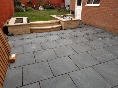 anthracite porcelain paving 600 x 600