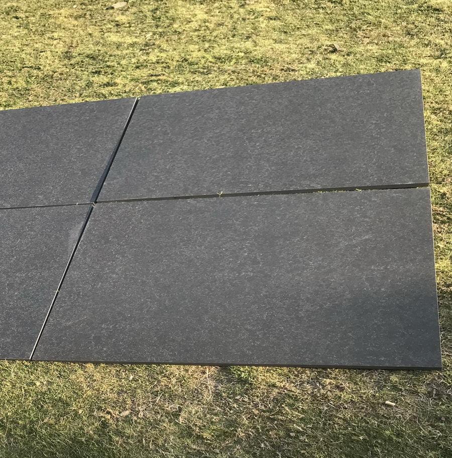 black basalt porcelain paving