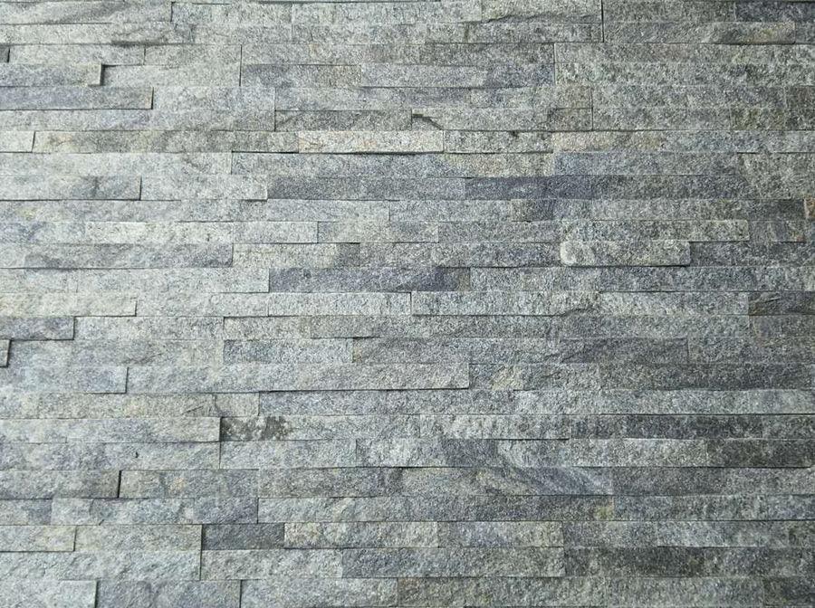 stone wall cladding, green sparkle